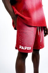 PM - PAPER SHORTS - RED